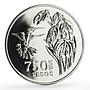 Colombia 750 pesos Conservation Wildlife Hummingbird Fauna silver coin 1978