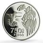 Colombia 750 pesos Conservation Hummingbird Fauna proof silver coin 1978