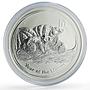 Australia 8 dollars Lunar Calendar II Year of the Mouse 5 oz silver coin 2008
