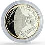 Transnistria 100 roubles Conservation Machaon Butterfly Fauna silver coin 2006
