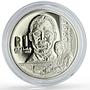 South Africa 1 rand Albert Luthuli Nobel Prize Politics proof silver coin 2005
