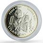 Swaziland 1 lilangeni FAO World Food Day Lijaha Sisu proof silver coin 1981