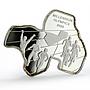 Zambia 5000 kwacha Millennium Olympics Sydney Opera Runners silver coin 2000