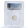Mexico 1/20 onza Libertad Angel of Independence MS67 PCGS silver coin 1997