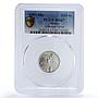 Mexico 1/10 onza Libertad Angel of Independence MS67 PCGS silver coin 1997