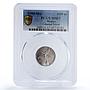 Mexico 1/10 onza Libertad Angel of Independence MS67 PCGS silver coin 1998