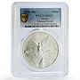 Mexico 1 onza Libertad Angel of Independence MS67 PCGS silver coin 1998