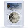 Malaysia 1 ringgit LIMA Maritime Aerospace Plane Ship MS68 PCGS CuNi coin 2003