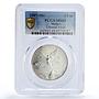 Mexico 1/2 onza Libertad Angel of Independence MS69 PCGS silver coin 1997