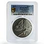 Congo 1000 francs African Ounce Wildlife Chameleon MS70 PCGS silver coin 2017