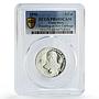Costa Rica 5 colones Coronado New Carthage Founding PR68 PCGS silver coin 1970
