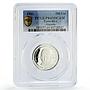 Costa Rica 300 colones Alajuela Founding Jose Ramirez PR69 PCGS silver coin 1981