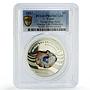 Palau 5 dollars Sea Treasures Marine Life Pearl PR69 PCGS silver coin 2013