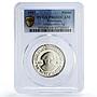 Venezuela Second War Chiefs USA Montgomery Politics PR68 PCGS silver medal 1957