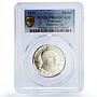 Venezuela Second War Chiefs Italy Mussolini Politics PR68 PCGS silver medal 1957