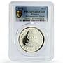 Pakistan 100 rupees Muhammad Ali Jinnah Politics PR64 PCGS silver coin 1976