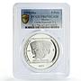 Mexico 5 pesos Precolombina Carita Sonriente Statue PR67 PCGS silver coin 1993