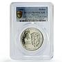 Panama 1 balboa President John F. Kennedy Politics X#12 PR68 PCGS CuNi coin 1988