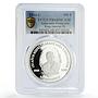France Araucania Patagonia 500 pesos King Antoine III PR68 PCGS silver coin 2010