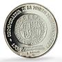 Mexico Numismatic Society Anniversary Carlos I 4 Reales silver medal coin 1971