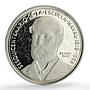 Chile 5 pesos Naval Academy 150th Anniversary Arturo Prat proof silver coin 1968