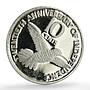 Trinidad Tobago 10 cents Independence Anniversary Hummingbird PR Ag coin 1982