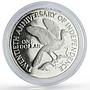 Trinidad Tobago 1 dollar Independence Anniversary Cocrico Bird PR Ag coin 1982