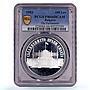 Bulgaria 100 leva Parliament Building Politics KM-231 PR66 PCGS silver coin 1993