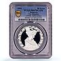 Bulgaria 50 leva Republic 1300 Anniversary Dimitrov PR67 PCGS silver coin 1981