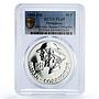 Philippines 50 piso Bataan Corregidor Battles KM-236 PL69 PCGS silver coin 1982