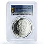 Colombia 750 pesos Conservation Hummingbird Fauna PR66 PCGS silver coin 1978