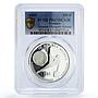 Vietnam 100 dong Atlanta Olympic Games Gymnast PR67 PCGS silver coin 1995