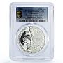 Bulgaria 25 leva Football World Cup KM-156.1 w/ Date PR68 PCGS silver coin 1986