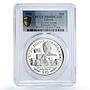 Liberia 10 dollars Ayrton Senna Formule One F1 Car PR68 PCGS silver coin 1992