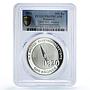 Denmark 500 kroner Orsted Electromagnetism Science PR69 PCGS silver coin 2013