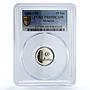 Malaysia 10 sen Republic Coinage Parliament House PR69 PCGS CuNi coin 1980