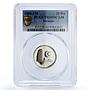 Malaysia 20 sen Republic Coinage Parliament House PR69 PCGS CuNi coin 1980