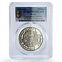 Mexico 50 pesos Coyolxauhqui Great Temple Stone Disc PR69 PCGS CuNi coin 1983