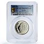 Mexico 1 peso Jose Morelos Y Pavon Open 8 Type KM-460 PR69 PCGS CuNi coin 1983