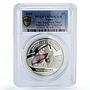 Palau 5 dollars Marine Life Sea Beauty Pink Shell PR70 PCGS silver coin 2014