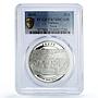 Turkey 20 lira Ancient Cities Troya Architecture PR70 PCGS silver coin 2018