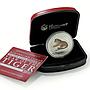 Australia 1 dollar Lunar Calendar II Year of the Tiger Colored silver coin 2010