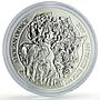 Rwanda 50 francs African Ounce Elephant Wildlife Fauna Matte silver coin 2009