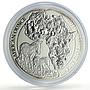 Rwanda 50 francs African Ounce Zebra Wildlife Fauna Matte silver coin 2011