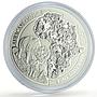 Rwanda 50 francs African Ounce Rhinoceros Wildlife Fauna Matte silver coin 2012