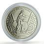 Guinea Bissau 2000 pesos Barcelona Olympic Games Football Player CuNi coin 1991