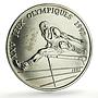 Congo 100 francs Barcelona Summer Olympic Games Hurdling CuNi coin 1991