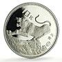 China 10 yuan Lunar Calendar Year of the Tiger proof silver coin 1986