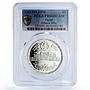 Egypt 1 pound Abbasia Mint Authority 25th Anniversary PR66 PCGS silver coin 1979