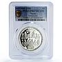 Egypt 1 pound Applied Professions Production KM-510 PR67 PCGS silver coin 1980